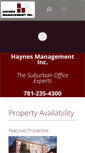 Mobile Screenshot of haynesmanagement.com
